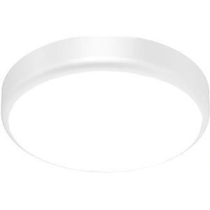 LED-Deckenleuchte mit Sensor + Tag- und Nachtsensor - Brinton Gruna - 20W 2000lm - Kaltweiß 6000K - IP54 - Aufbau - Rund - Weiß
