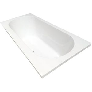 Xellanz Portus RD Einbau-Duo Badewanne - 170x70x43cm - Acryl - Glänzend Weiß