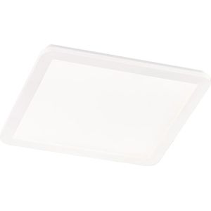 LED Deckenleuchte - Trion Camy - Aufbau Quadratisch 24W - Spritzwassergeschützt IP44 - Dimmbar - Warmweiß 3000K - Mattweiß