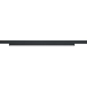 LED Schienensystem - Balken - Trion Dual Pany - 2-Phasen - 6W - Warmweiß 3000K - Dimmbar - Matt Schwarz - Kunststoff