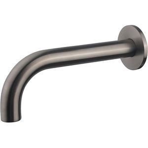 Wiesbaden Wannenauslauf - Rund - 20cm - 1/2 Zoll - Gunmetal
