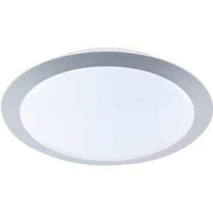 LED Deckenleuchte - Trion Ginzon - 9W - Warmweiß 3000K - Rund - Matt Titan - Aluminium