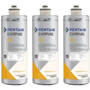3x Everpure AC Waterfilter EV9601-12
