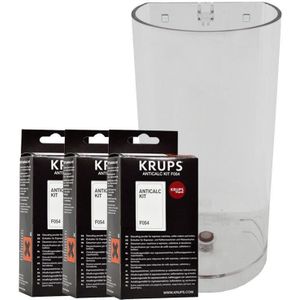 Krups Onderhoudsset Koffiemachine Waterreservoir + 3x Ontkalkingsset