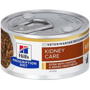 Hill's Prescription Diet KD Kidney Care Kat Stoofpotjes  24 x 82 gram - Kip