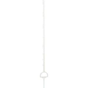 Kunststof paal wit met stijgbeugeltrede, 158cm (5 stuks) (COR444180)
