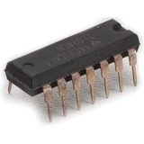 Velleman - TL074 - QUAD BI-FET OPAMP LOW NOISE - Zwart - 5 Stuks