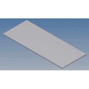 ALUMINIUM PANEEL VOOR 10001 / MC 11 - ZILVER - 77 x 31 x 1 mm (TKAPP11.1)