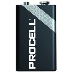 DURACELL - PROCELL ALKALINE BLOKBATTERIJ - 9 V/6LR61 - 10 St.