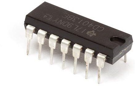 DUBBELE FLIPFLOP TYPE DVelleman - 10 Stuks - Zwart - DIP 14