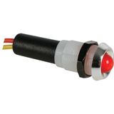 LED LAMP 5V ROOD - CHROMEN BEHUIZING (5VCR)