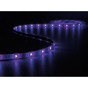 KIT MET MUZIEKGESTUURDE LED-STRIP, CONTROLLER EN VOEDING - RGB - 150 LEDs - 5 m - 12 VDC (LEDS11SRGB)