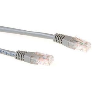 CAT6 U/UTP netwerkkabel, CCA, 2m, grijs (IM8002)