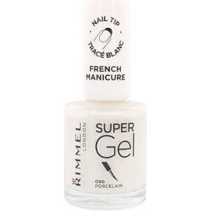 Rimmel Super Gel French Maniucure Nail Tip Nagellak - 090 Porcelain
