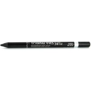 Rimmel ScandalEyes Kohl Kajal Waterproof Oogpotlood - 001 Black (Relaunch)