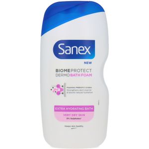 Sanex Biome Protect Dermo Extra Hydrating Bath Foam - 450 ml (voor extra droge huid)