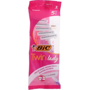 BIC Twin Lady Disposable Razors (5 stuks)