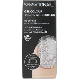 Sensationail Gel Color Nagellak - 71740 Silver Glitter