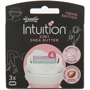 Wilkinson Sword Intuition 2-in1 Shea Butter - box of 3