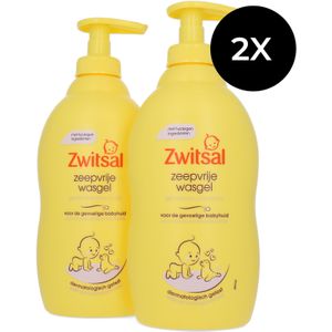 Zwitsal Zeepvrije Wasgel - 2 x 400 ml