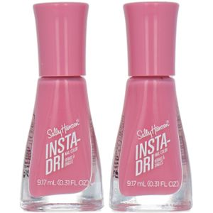 Sally Hansen Insta-Dri Nagellak - 275 Rapid Rose (set van 2)