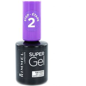 Rimmel London Super Gel Nagellak Stap 2 Top Coat - 00 Transparant