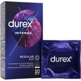 Durex Intense - geribbelde en gestippelde condoom (10 stuks)