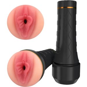 Tracy&#039;s Dog Cup - levensechte masturbator (zwart-natuurlijk)