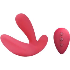 Cotoxo Zadel - afstandsbedienings prostaat vibrator (rood)