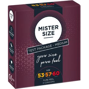 Mister Size Condoom Testpakket - 3 stuks