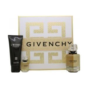 Givenchy L'Interdit Gift Set 50ml EDP + 75ml Body Lotion + 75ml Shower Gel + 10ml EDP