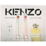 Kenzo Miniatures Geschenkset 5ml Jungle Elephant EDP + 4ml Flower EDP + 4ml Flower by Kenzo Poppy Bouquet EDP + 5ml L'Eau Kenzo Pour Femme EDT