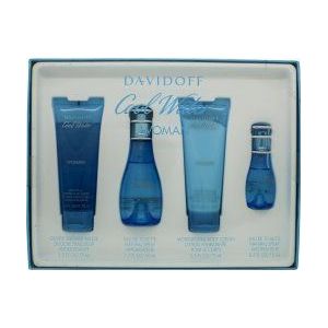 Davidoff Cool Water Geschenkset 50ml EDT + 75ml Body Lotion + 75ml Douchegel + 15ml EDT