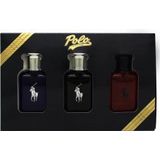 Ralph Lauren World Of Polo Geschenkset 40ml Polo Red EDT + 40ml Polo Blue EDT + 40ml Polo Black EDT