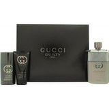 Gucci Guilty Pour Homme Geschenkset 90ml EDT Spray + 75ml Deodorant Stick + 50ml Douchegel