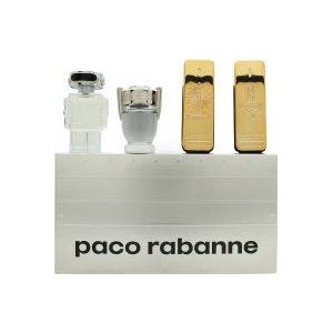 Paco Rabanne Miniatures For Him Geschenkset 5ml 1 Million EDT + 5ml 1 Million Parfum EDP + 5ml Invictus EDT + 5ml Phantom EDT