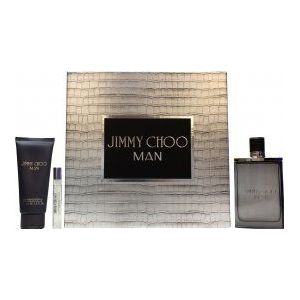 Jimmy Choo Man Gift Set 100ml EDT + 100ml Shower Gel + 7.5ml EDT