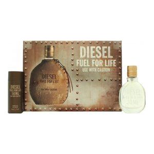 Diesel Fuel For Life Geschenkset 30ml EDT Spray + 50ml Douchegel