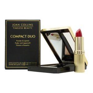 Joan Collins Timeless Beauty 6g Neutral Poeder + 3.5g Lipstick Duo - Helene