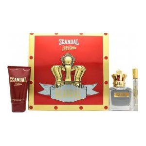 Jean Paul Gaultier Scandal Pour Homme Gift Set 100ml EDT + 10ml EDT + 75ml Shower Gel