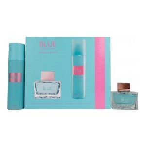 Antonio Banderas Blue Seduction for Women Gift Set 80ml EDT + 150ml Deodorant Spray