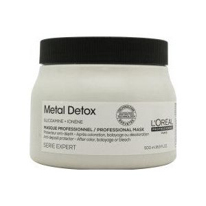 L’Oréal Professionnel Metal Detox Masker - Beschermt tegen haarbreuk en kleurverandering – Serie Expert – 500ml