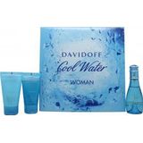 Davidoff Cool Water Geschenkset 50ml EDT + 50ml Body Lotion + 50ml Douchegel