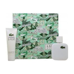 Lacoste Eau de Lacoste L.12.12 Blanc Gift Set 50ml EDT + 50ml Shower Gel