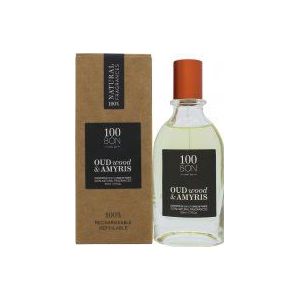 100BON Oud Wood & Amyris Navulbare Eau de Parfum Concentrate 50ml Spray