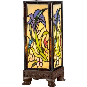 Artistar Tafellamp KT180029 in Tiffany stijl met vier poten