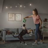 Plafondarmatuur - Dimbare GU10-Spots - Mat Wit - Verstelbaar