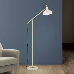 ORION Schiller vloerlamp, kaki, metaal, 153 cm hoog, verstelbaar