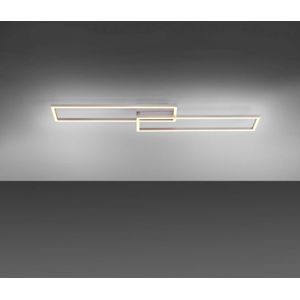 JUST LIGHT. LED plafondlamp Iven, Dime, staal, 92,4x22cm
