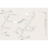 End Cap - Dimbare LED - Mat Chroom - Metaal